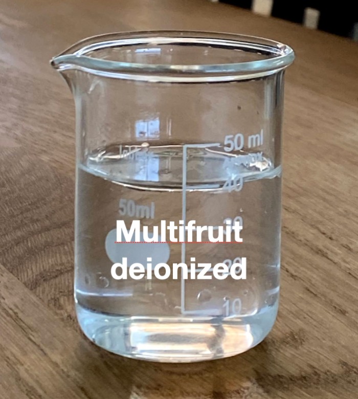 multifruit deionized from baor products, this a high quality, unflavor and uncolored deionized fruit