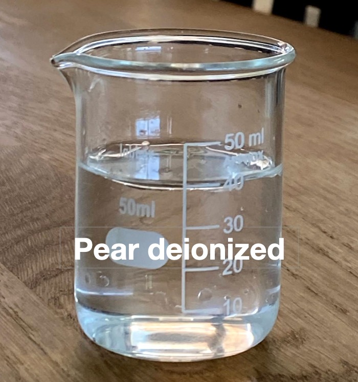 pear deionized from baor products, this a high quality, unflavor and uncolored deionized fruit